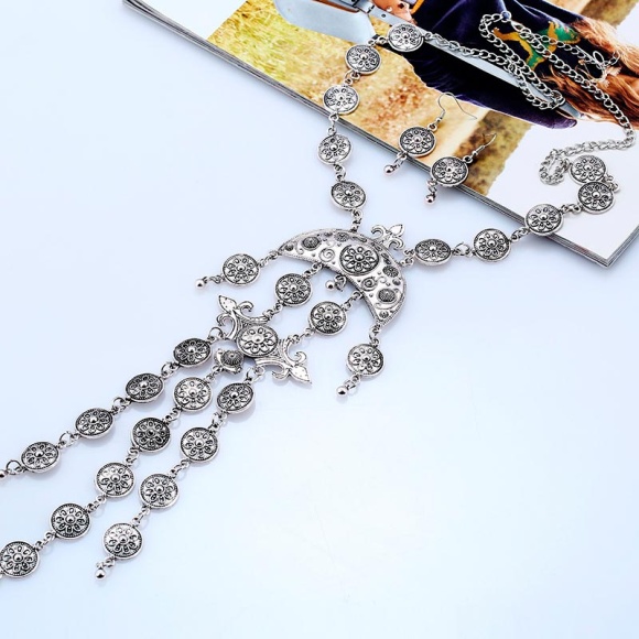 Колье бохо стиль Бюри Колье бохо стиль Бюри