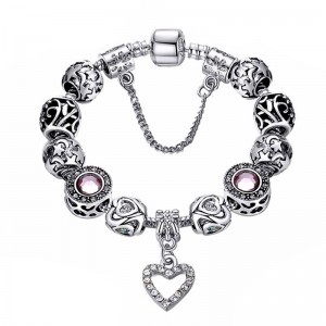 Браслет Пандора посеребренный Сердце Браслет Пандора посеребренный Сердце
