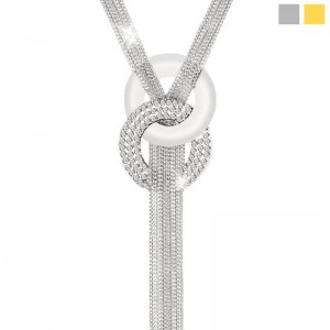 Колье длинное с цепочками Скайлер