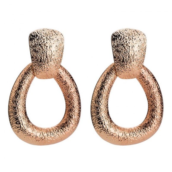 Серьги объемные Капля