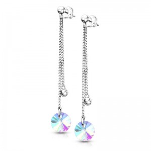 Серьги подвески из стали Spikes SE21405 Серьги подвески из стали Spikes SE21405