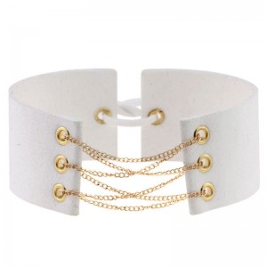 Чокер Шнурівка з ланцюжком Чокер Шнурівка з ланцюжком