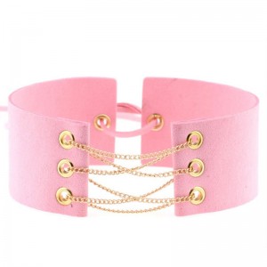 Чокер Шнурівка з ланцюжком Чокер Шнурівка з ланцюжком