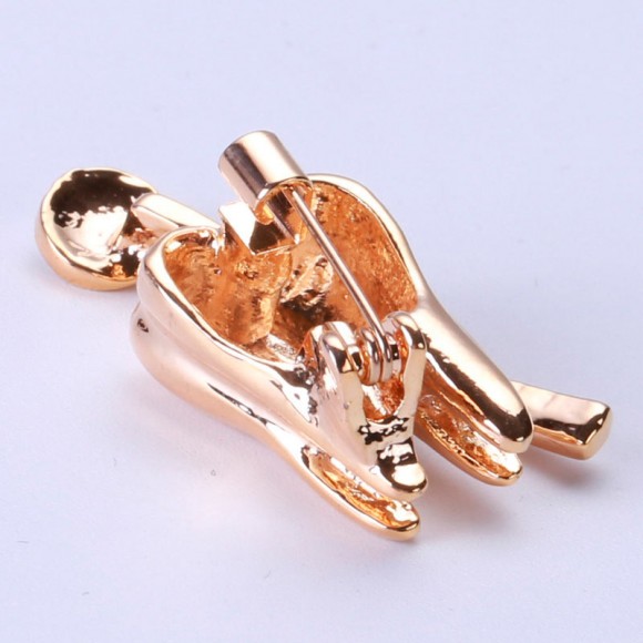 Брошка Стоматолог зуб золотий Брошка Стоматолог зуб золотий