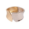 Металлический женский браслет Линия контраста Gold-Silver