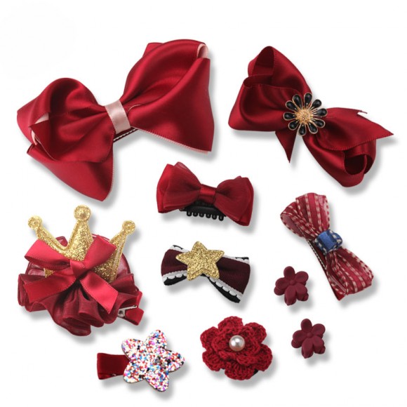 Детские Заколки Принцесса (комплект из 10 штук)