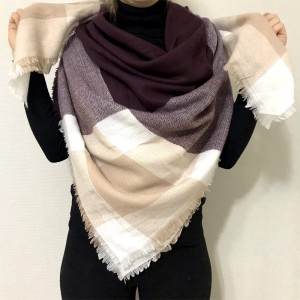 Хустка шаль у клітинку Blue Sky Хустка шаль у клітинку Blue Sky