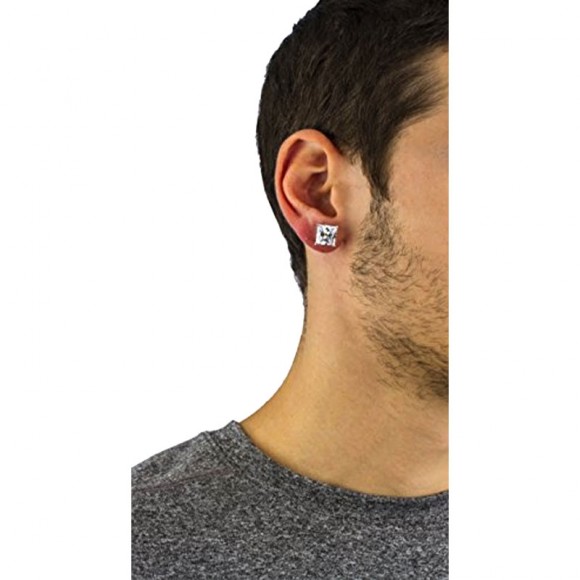 Сережки на магнітах квадратні