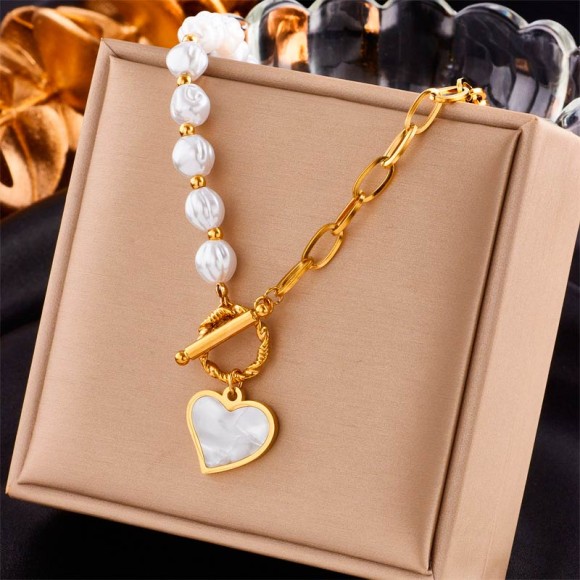 Цепочка на шею с подвеской Сердце