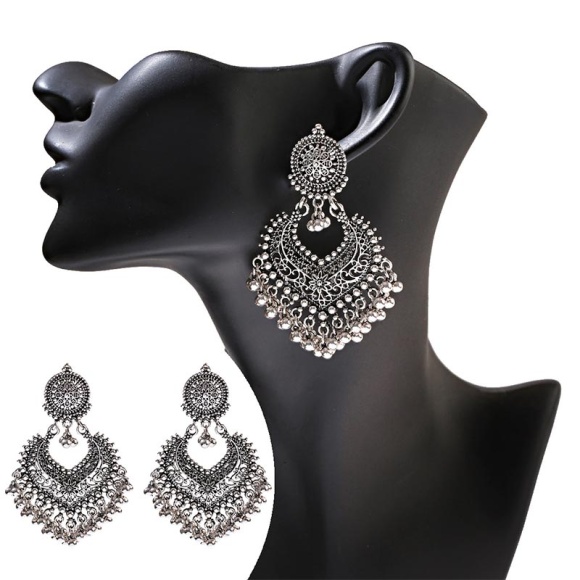 Серьги подвески бохо плетение Серьги подвески бохо плетение