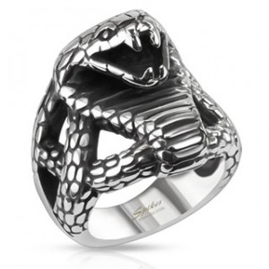 Кольцо из стали Spikes Кобра R-Q8068 Кольцо из стали Spikes Кобра R-Q8068