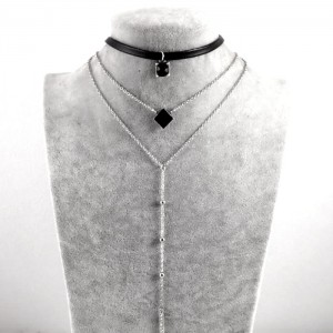 Чокер на шею с цепочкой Long chain