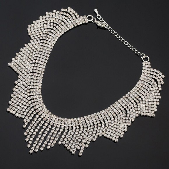 Кольє чокер Кристальний комір Кольє чокер Кристальний комір