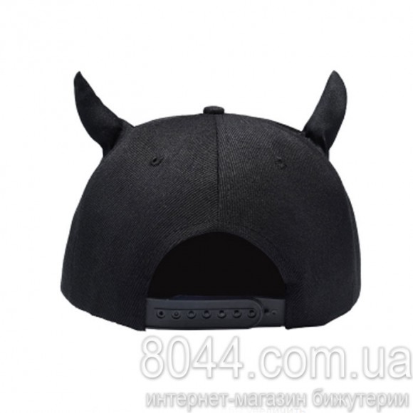 Кепка з ріжками Devil Horns чорного кольору