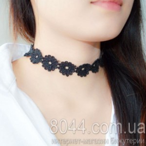 Чокер мереживний квітка Чокер мереживний квітка