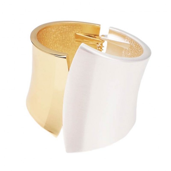 Металевий браслет гладка Асиметрія