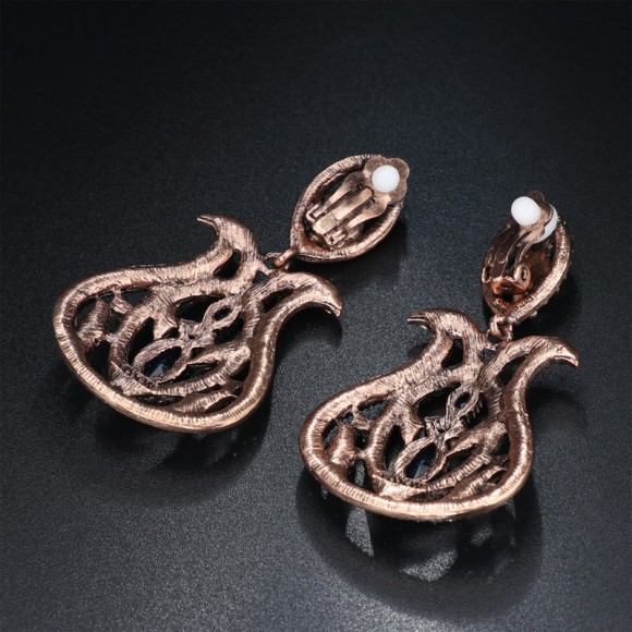 Сережки з камінням Амфора