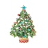 Брошка святкова новорічна ялинка