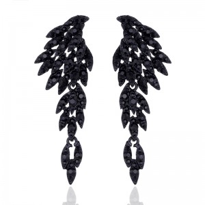 Сережки довгі з камінням Suite Crystals