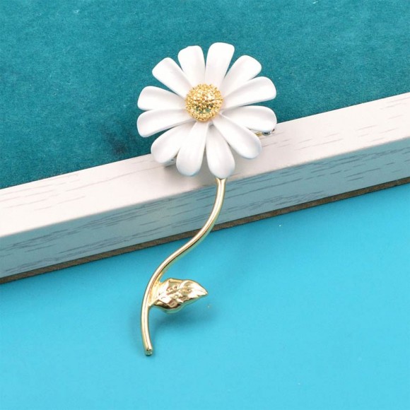 Брошь Ромашка Стиль