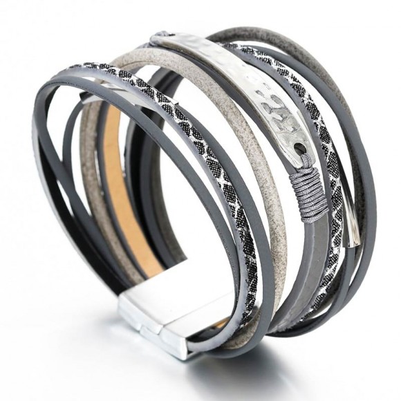 Жіночий шкіряний браслет Роксана Жіночий шкіряний браслет Роксана