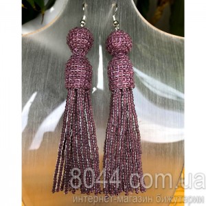 Серьги из бисера Oscar de la renta Пудровые Серьги из бисера Oscar de la renta Пудровые