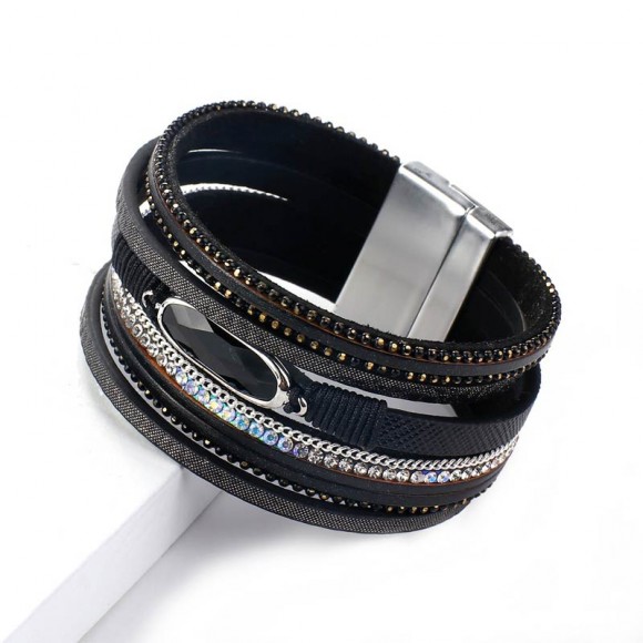 Женский кожаный браслет Клэр