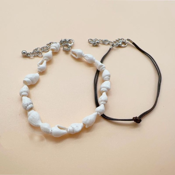 Браслеты на ногу с ракушкой Шепот моря