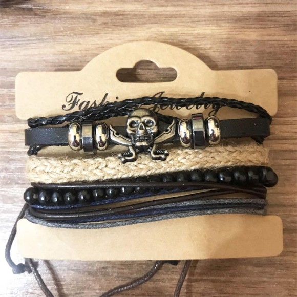Браслет Череп (набір із 4 шт)