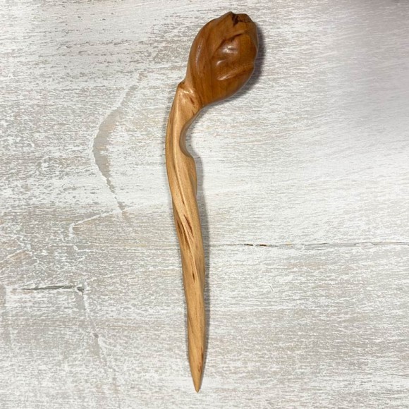 Шпилька для волос из дерева Яблуня Шпилька для волос из дерева Яблуня