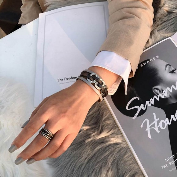 Жіночий браслет Геометрія кільця