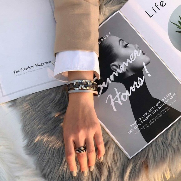 Жіночий браслет Геометрія кільця