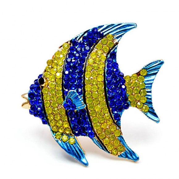 Брошка Рибка