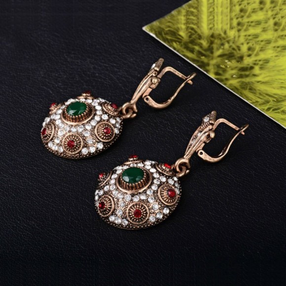 Сережки з камінням Нергіз