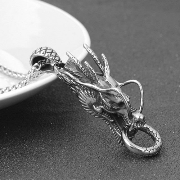 Кулон из нержавеющей стали Дракон Кулон из нержавеющей стали Дракон