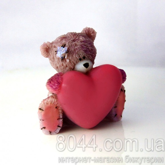 Мило ручної роботи Мишка Тедді з серцем