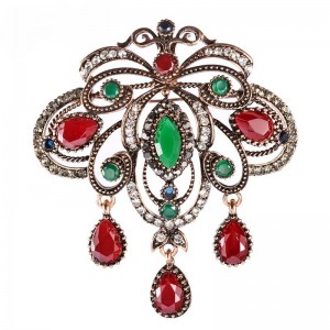 Брошь с камнями Бахар Брошь с камнями Бахар