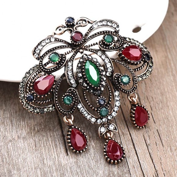 Брошь с камнями Бахар Брошь с камнями Бахар