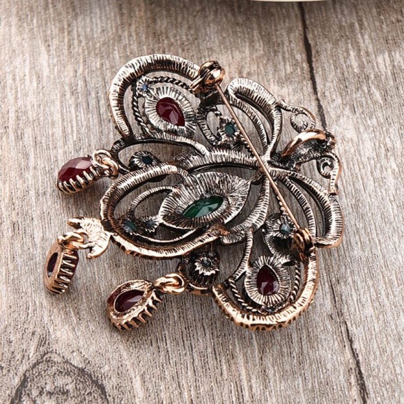 Брошь с камнями Бахар Брошь с камнями Бахар