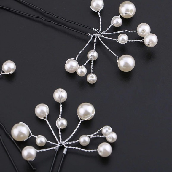 Шпильки для волосся Перлини