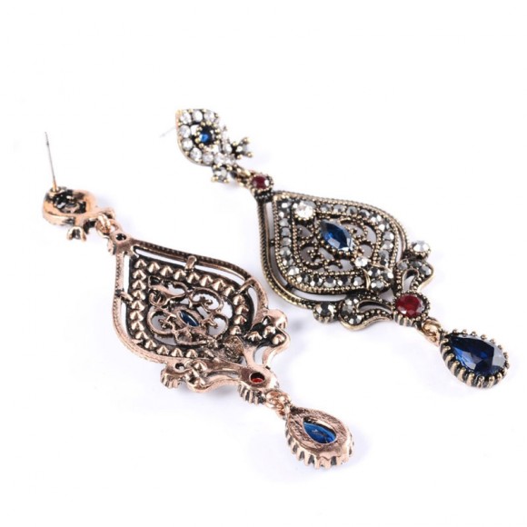 Серьги с камнями Неслихан
