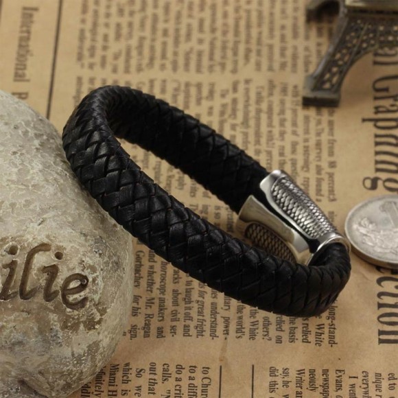 Шкіряний браслет Снейки