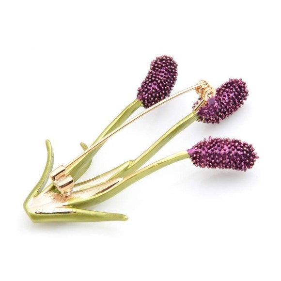 Брошь цветок Лисий Хвост Брошь цветок Лисий Хвост