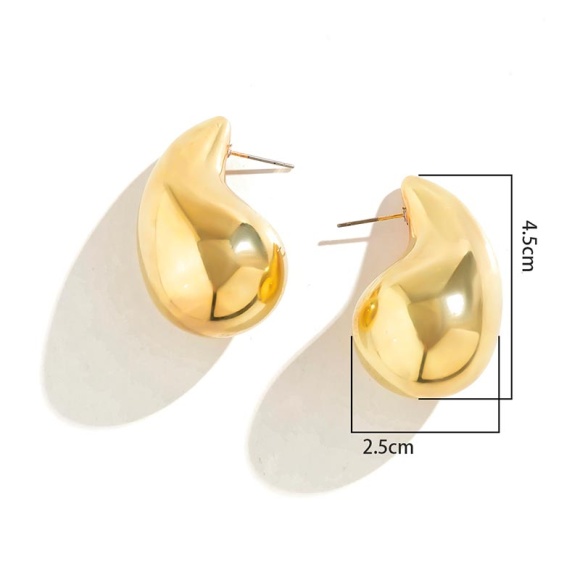 Серьги подвески капля Минимализм