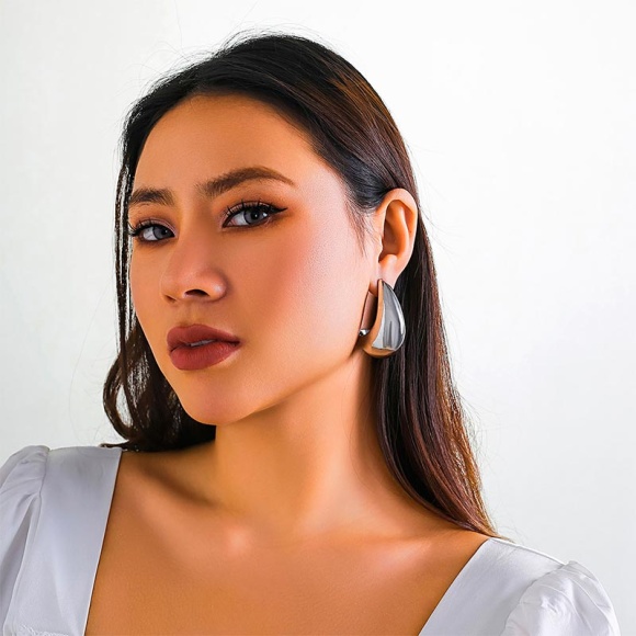 Серьги подвески капля Минимализм