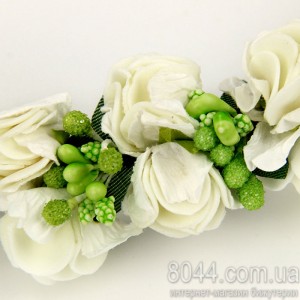 Обруч для волосся (вінок на голову) з квітами Троянди