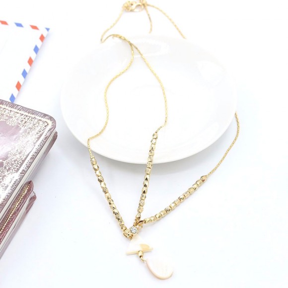 Ободок для волос золотистого цвета Water drop