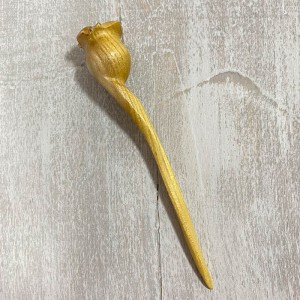 Дерев'яна шпилька із шовковиці Бутон Дерев'яна шпилька із шовковиці Бутон