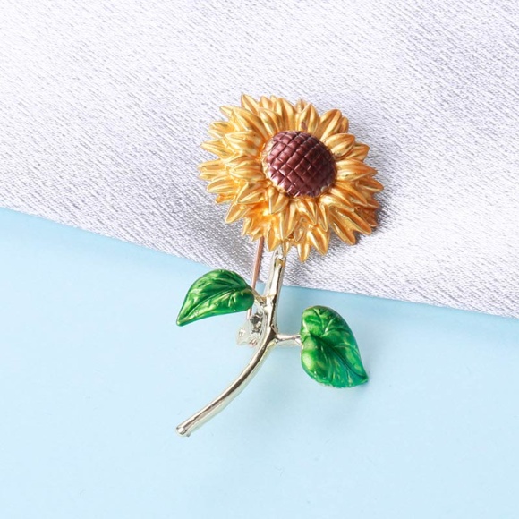 Брошка соняшник класик Брошка соняшник класик