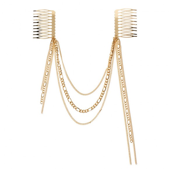 Гребешок для волос с цепочками Romantic